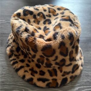 Leopard Print Bucket Hat
